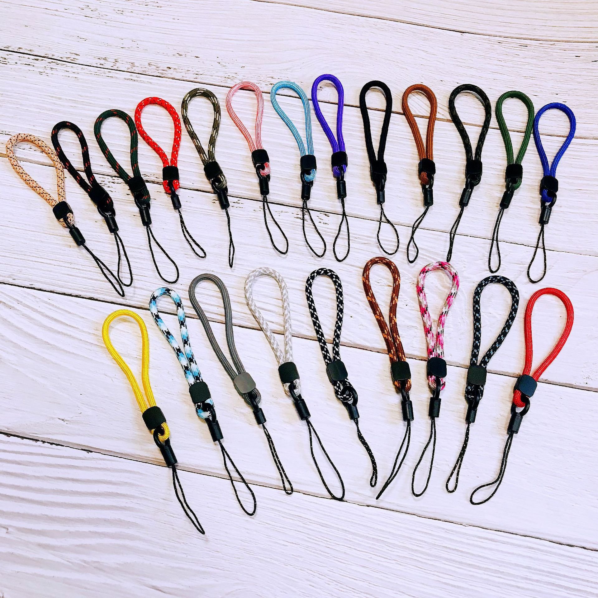 Hand Wrist Strap Lanyard, Adjustable Nylon Colorful for Mobile Phone, Camara, USB Flash Drive, ID Name Tag Badge