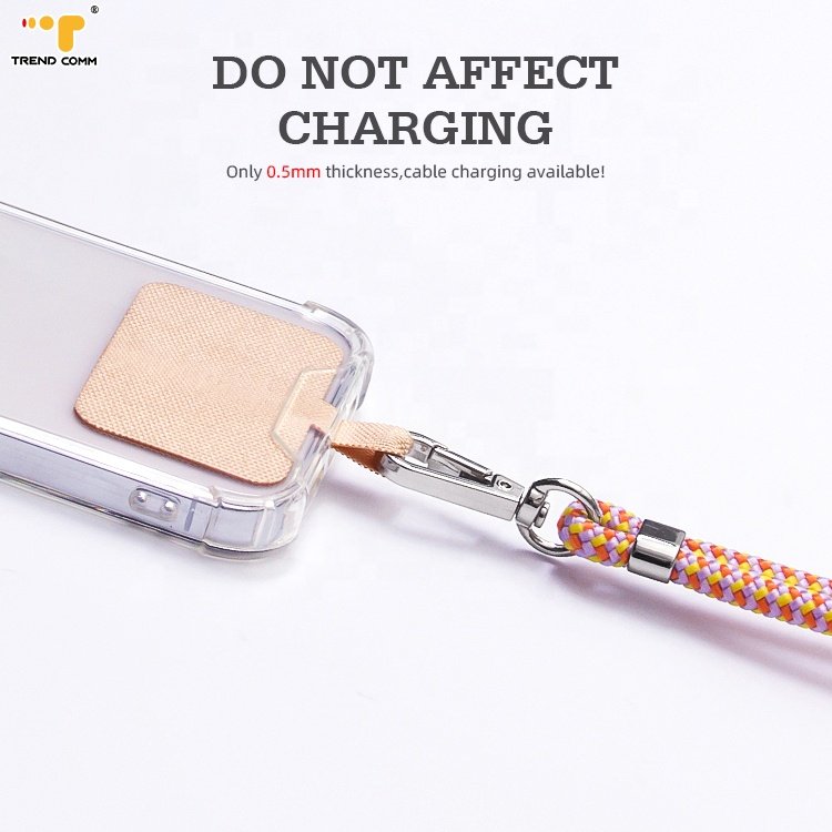 Id card Detachable Universal Polyester Wrist Tether Smartphone Strap cord Patch Card Key Holder lanyard Cell Phone Chain Strap