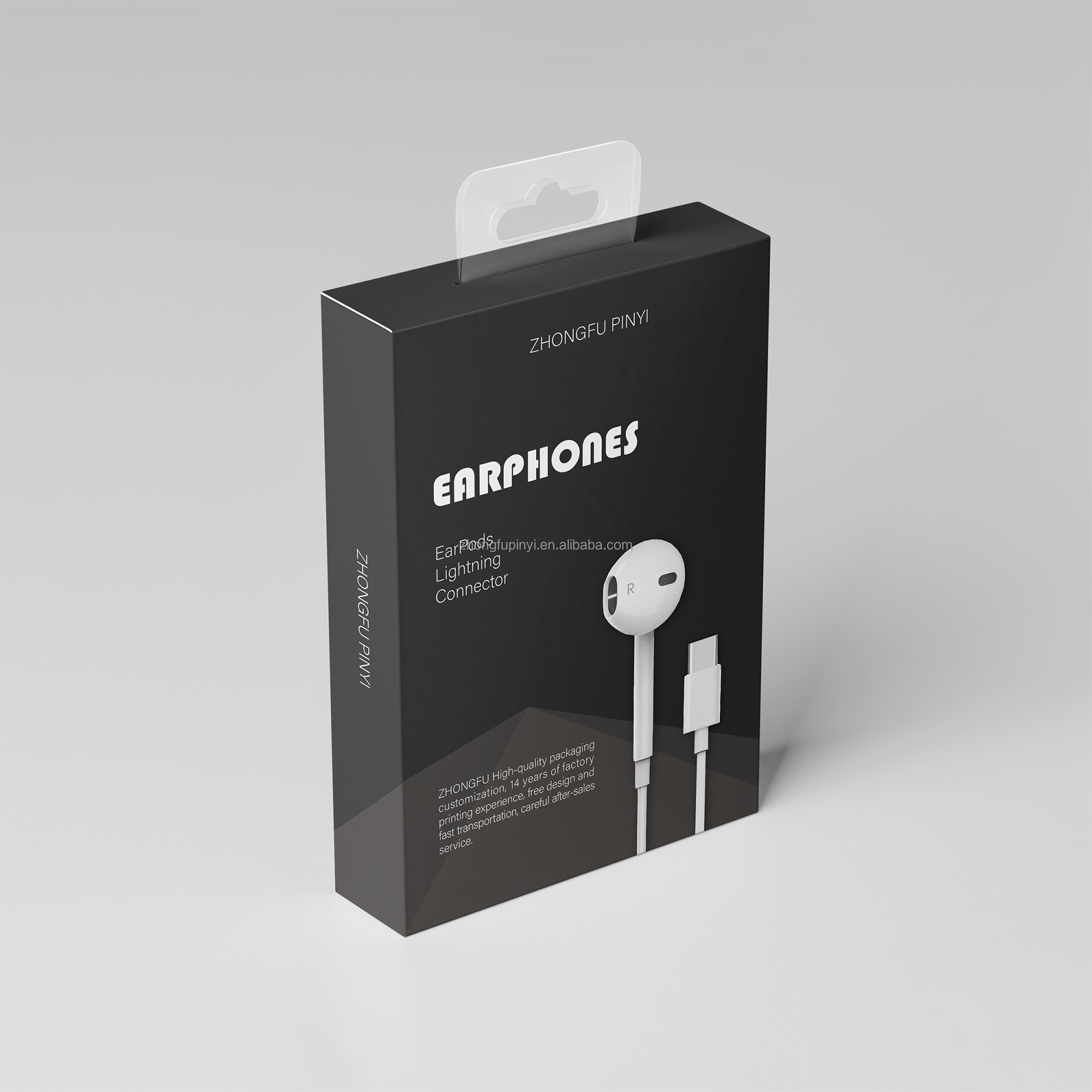 Hanging Joint Packing Box Paper Mobile Phone Accessories Led Bulb Usb Gift Box Bluetooth Earphone Packaging Box