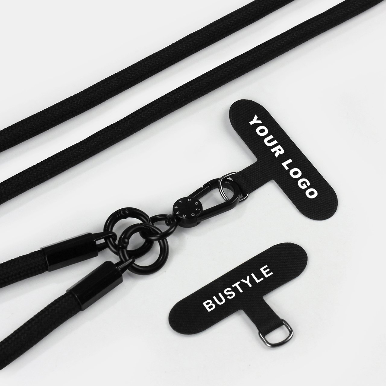 Custom Brand Crossbody Nylon Mobile Phone Anti-loss Lanyard Rope Removable Phone Lanyard Gasket Phone Cord Hook Factory Supply