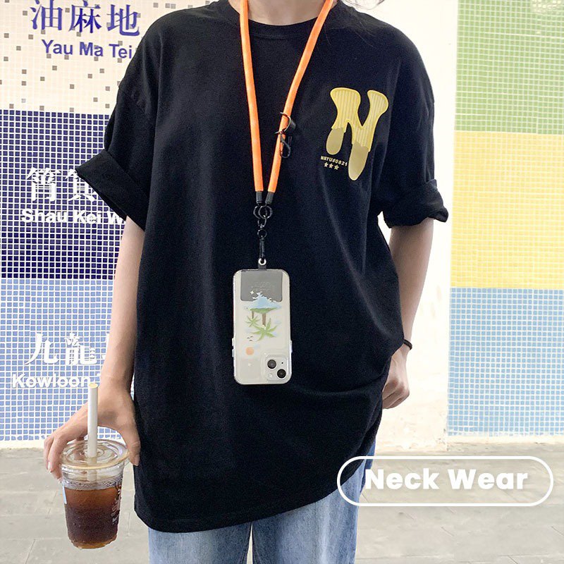 10mm Thick Mobile Phone Necklace Durable Camera Strap Custom Logo Phone Hanging Strap Universal Cell Phone Strap Lanyard Men