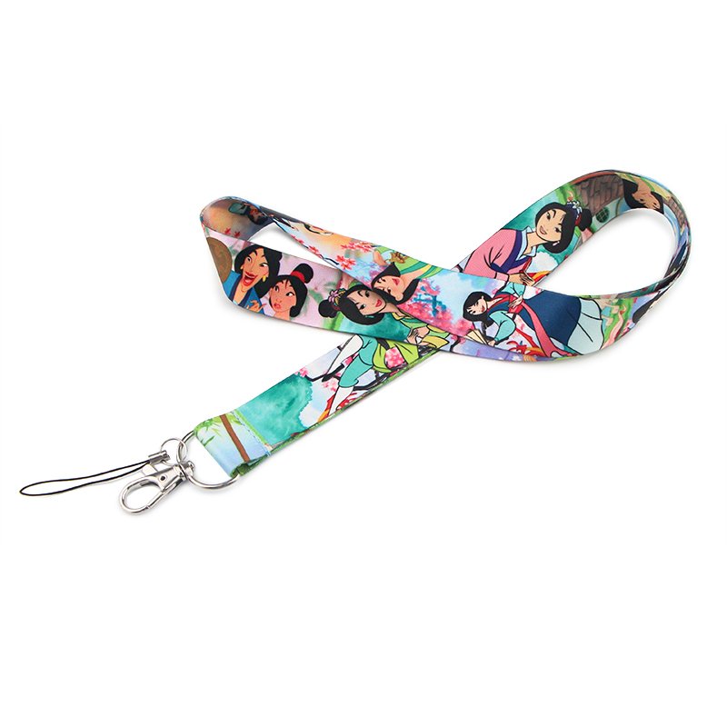 Custom Printed Logo Neck Strap Lanyard Cheap Sling Id Badge Holders Pvc Lanyard No Minimum Name Card Polyester Keychain Lanyard