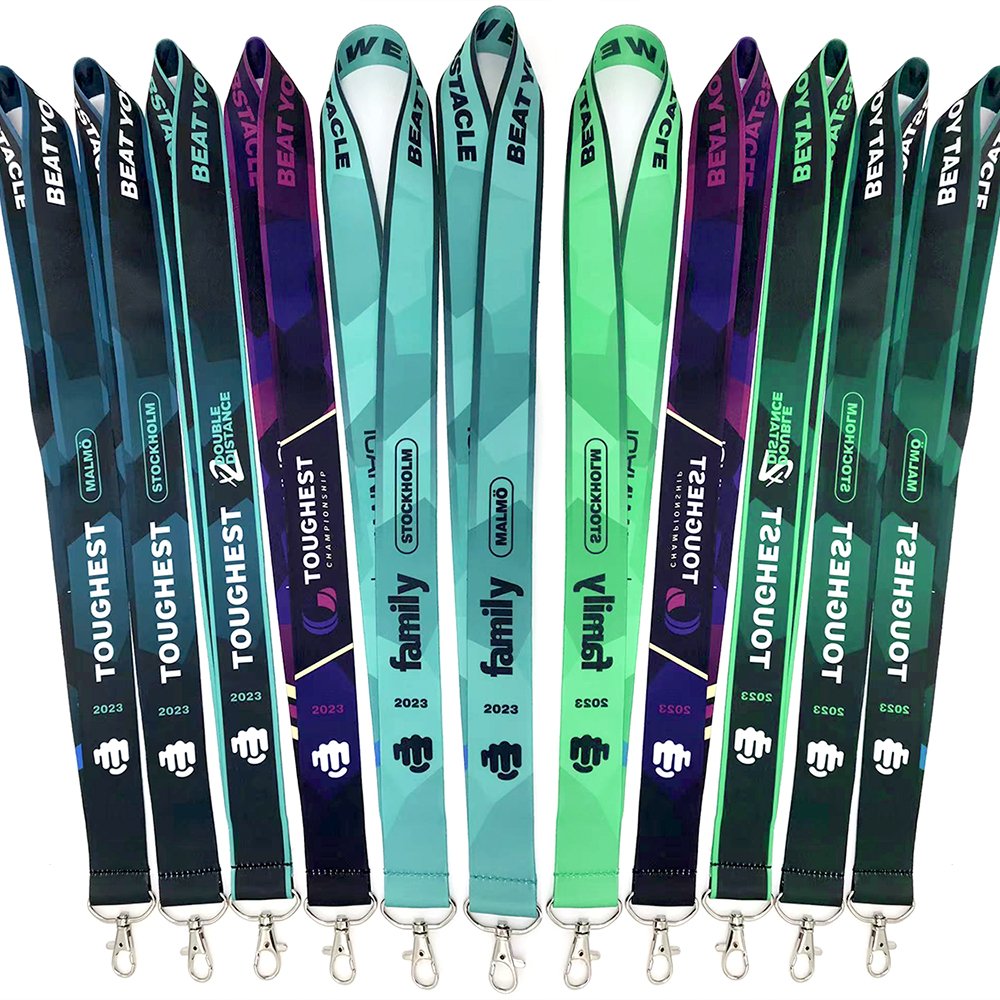 Promotion Mobile Neck Keychain Strap Custom Sublimation Stitch Universal Crossbody Phone Lanyard