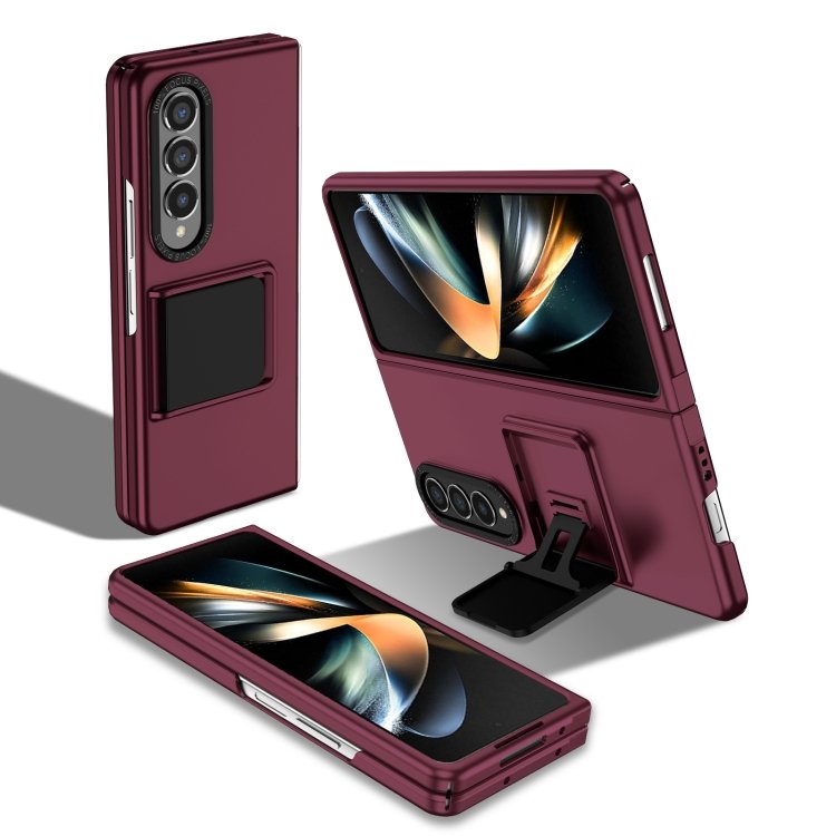 New Three-dimensional Folding Holder PC Phone Case For Samsung Z Fold4 5G