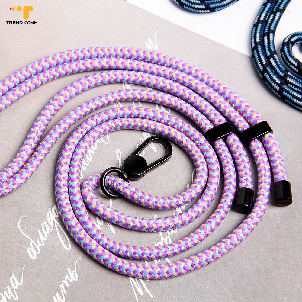 Handmade Fashionable Woven Rope Strap Long Chain Customizable Wrist/Neck Tether Cell Phone Smartphone Holder Lanyard Sports