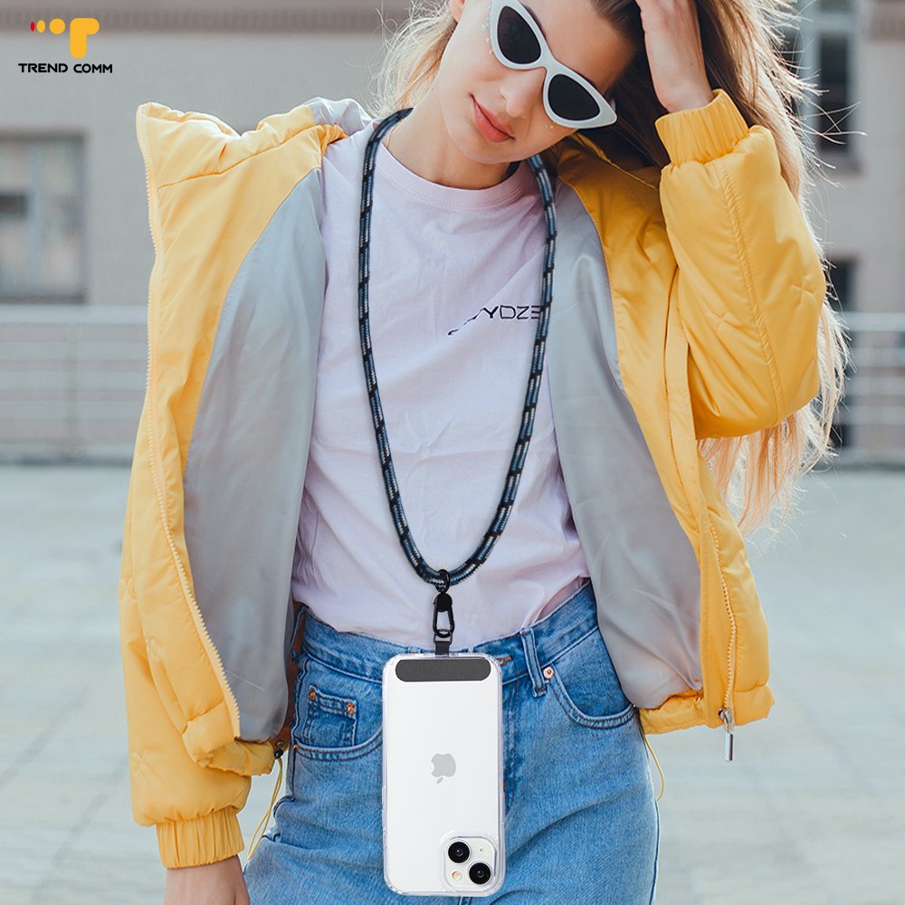 Handmade Fashionable Woven Rope Strap Long Chain Customizable Wrist/Neck Tether Cell Phone Smartphone Holder Lanyard Sports