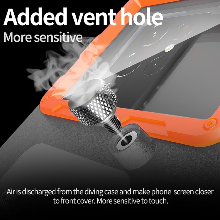 Upgrade 2nd generation 15 meters diving universal professional shellbox waterproof phone case for diving/swimming/snorkeling