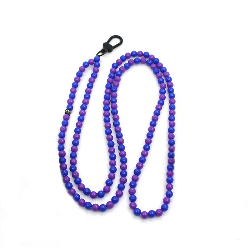 Ins Hot Crossbody Mobile Phone Chains for Cell Phone Beauty Woman Fashion Beaded Necklace Phone Lanyard Custom String