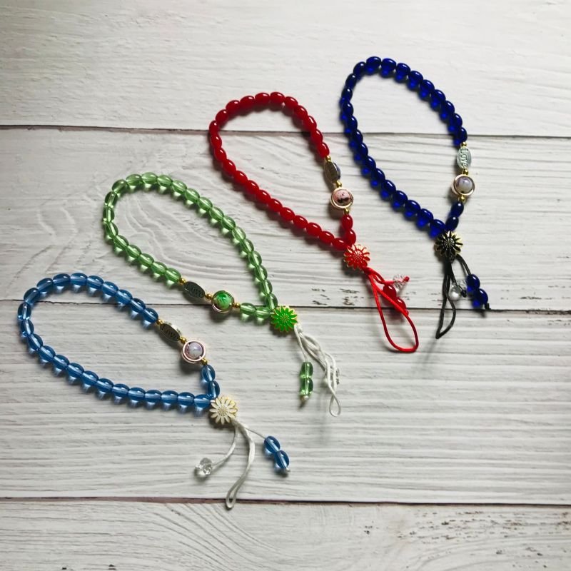 New Fashion Jewelry Color Crystal Beaded Style Mobile Phone Chains Beads Women Phone Strap Phone Charms