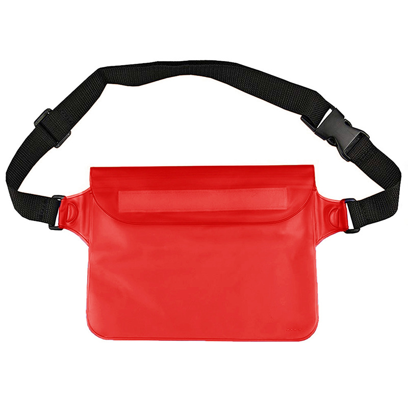 Waterproof Dry Bag Pouch For Phone Bag Adjustable Waist Strap Shoulder Bags Underwater Case For Beach Swimming Boating Fishing