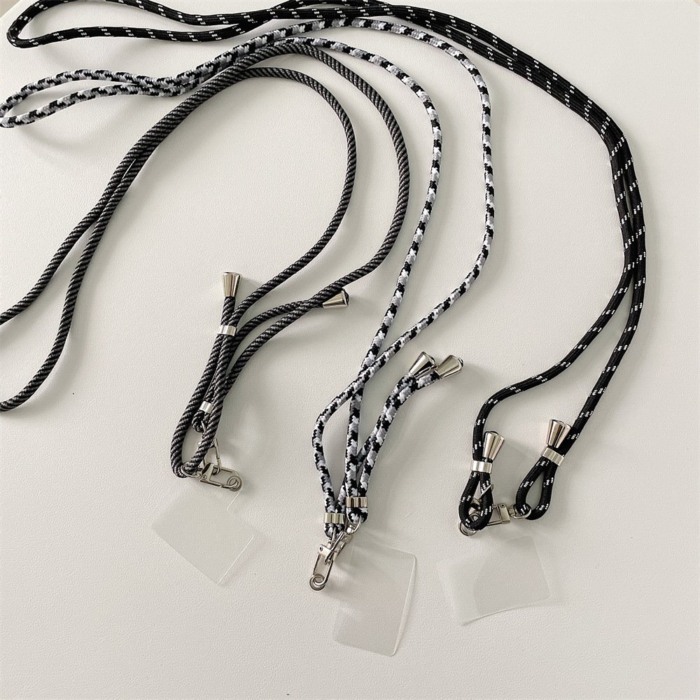 Universal Adjustable Detachable Cell Phone Neck Strap Crossbody Lanyard With Tether Patches For All Phone Case