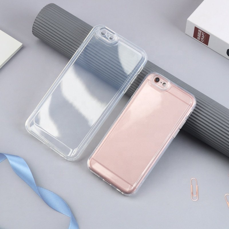 Soft TPU Full Cover Clear Transparent Sublimation Cell Mobile Phone Case For iPhone 16 15 14 13 12 11 Pro Max 6 7 8 X Plus xr xs
