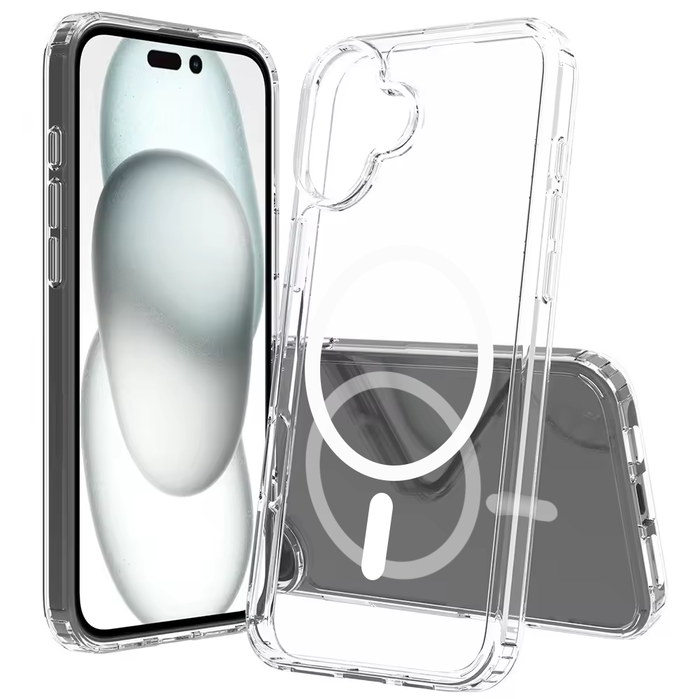 2024 hot sell Magnetic Clear Shockproof for iPhone 16 Phone Case Premium Clear Mobile Phone Cover