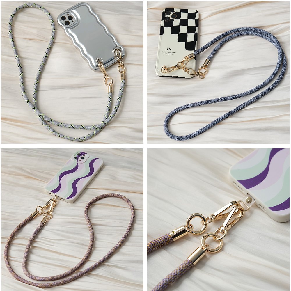 Cell Phone Strap Accessories Charm Chain Strap For Mobile Phone Fashion Rope 120cm Cross Body Anti-lost Mobile Phone Strap