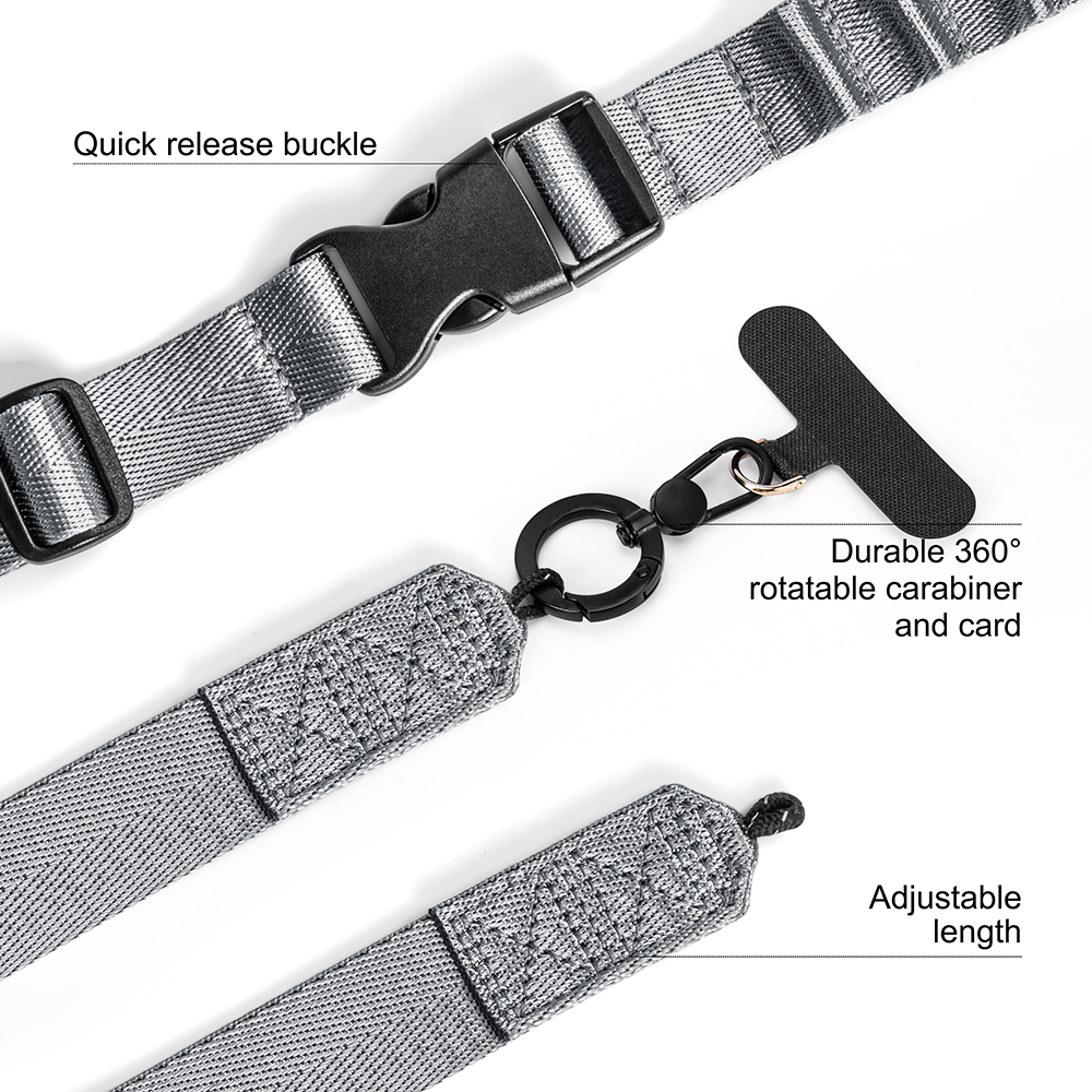 New Adjustable Lanyard Crossbody Anti-lost Necklace Lanyard mobile Cellphone Tether Patch phone Charm Straps For Iphone case