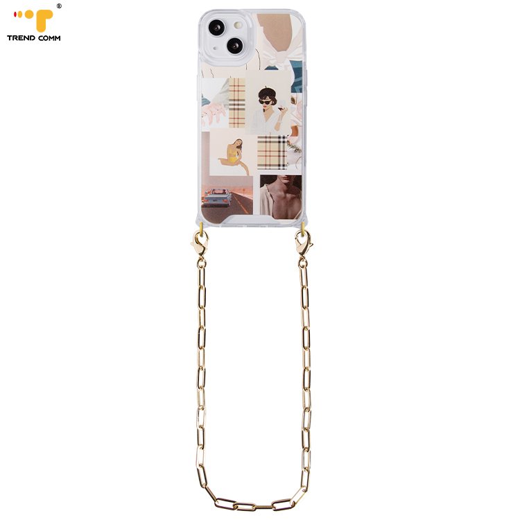 Luxury Holder mobile Phone Bracket Backcover Chain Without Cover Phone Case Strap Custom