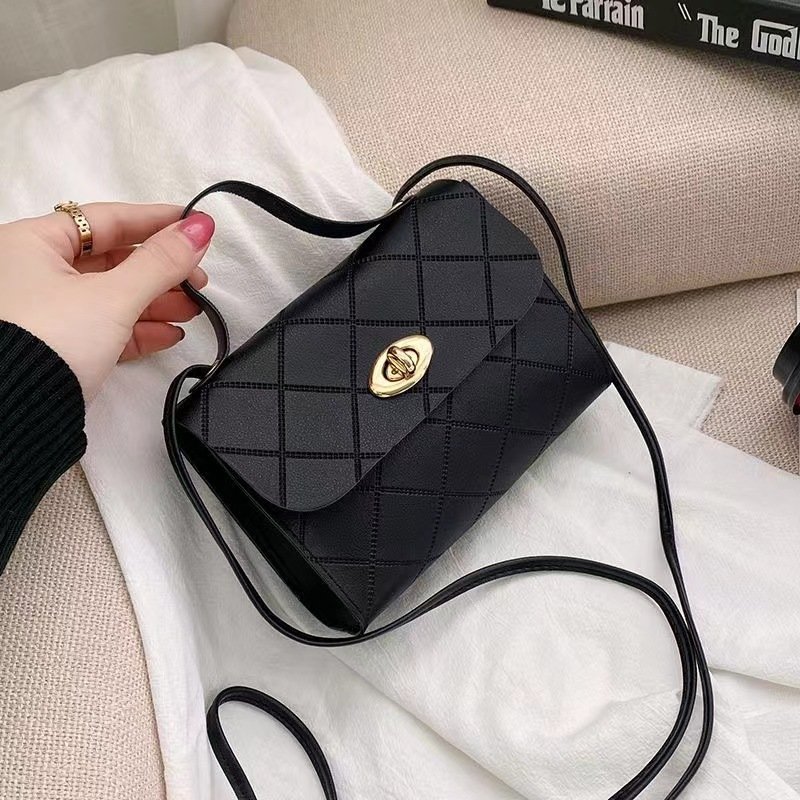 2024 Handheld handbag embossed small square bag slung spot shoulder 2024 Mini storage kid's girls women outdoor