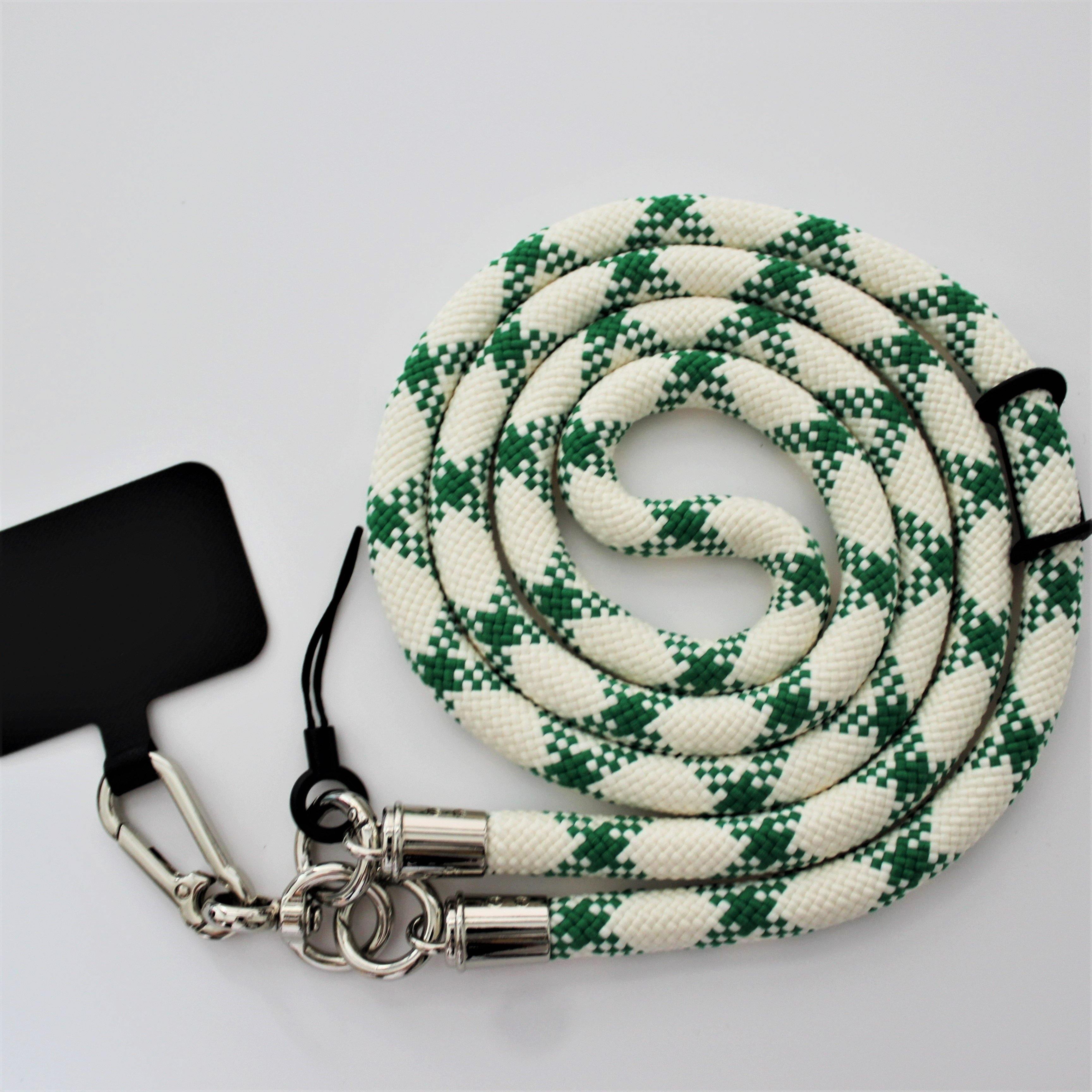 Universal Crossbody 10mm Nylon Mobile Phone Lanyard With Patch For All Cellphone