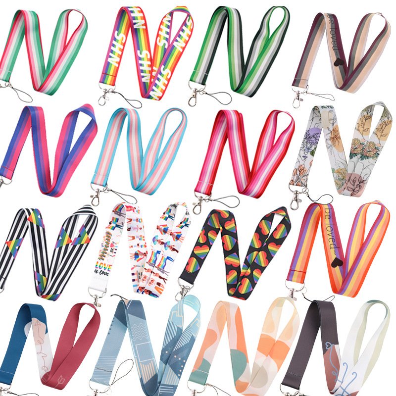 Neck Strap Lanyard for Key Keychain Mobile Phone Charm USB Badge Hang Rope Lariat Accessories Holiday Gift