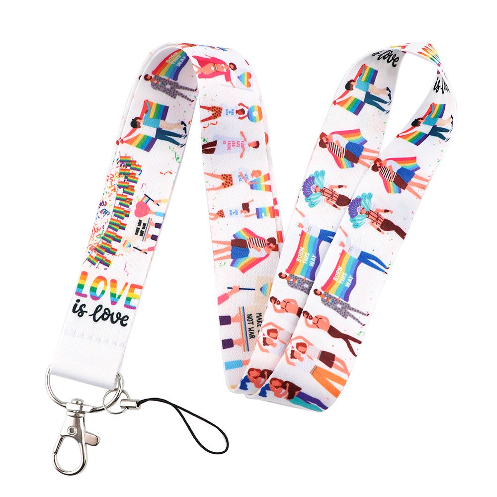 Neck Strap Lanyard for Key Keychain Mobile Phone Charm USB Badge Hang Rope Lariat Accessories Holiday Gift