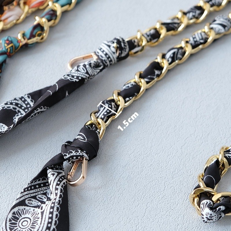 Versatile Scarf Long Cell Phone Chain Necklace Spring Summer Handbag Bag Accessories Gold Chain Crossbody Mobile Phone Lanyard