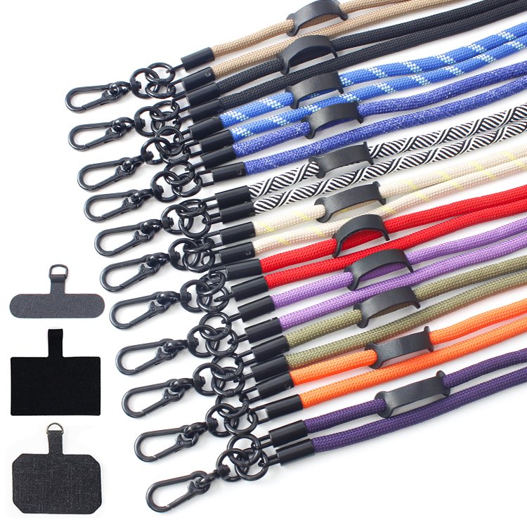 Fast Shipping Cell Phone Lanyard 120cm Crossbody Shoulder Adjustable Detachable Patch Mobile Universal Phone Strap