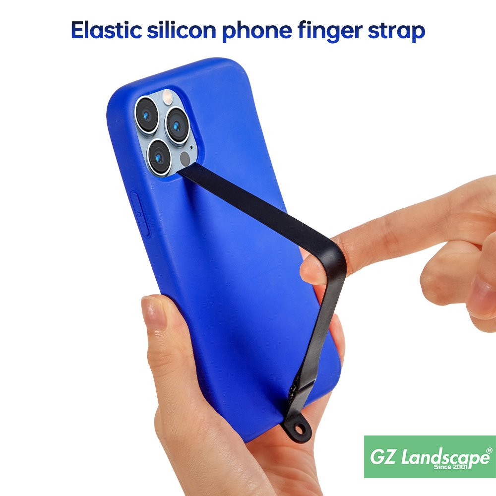 Original 2 in 1 universal phone lanyard patch pad tab silicone wrist hand band mobile phone finger grip strap holder