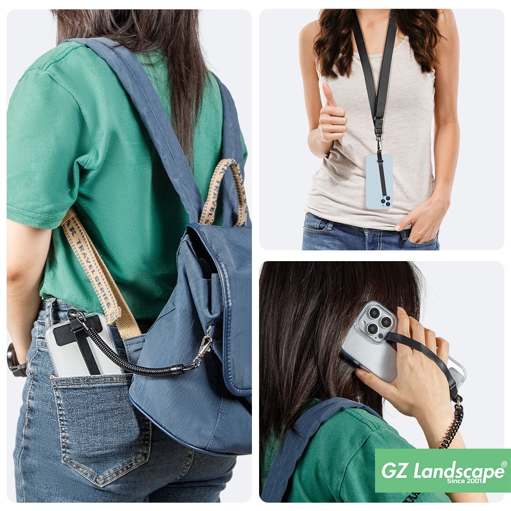 Original 2 in 1 universal phone lanyard patch pad tab silicone wrist hand band mobile phone finger grip strap holder