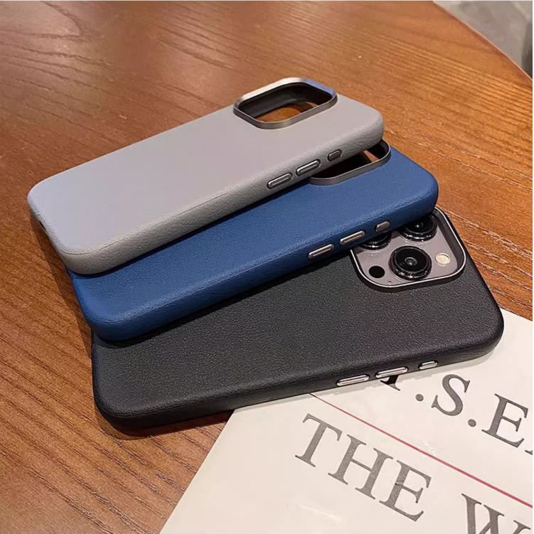 leather case For iPhone 16 Pro Max Luxury Leather PC Cover new design Mobile Phone Cases