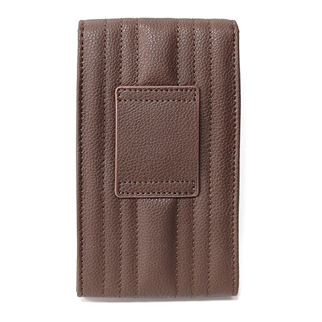 Customizable Large Leather Phone Smartphones Universal Hiking Waist Bag Loop Pouch Customized Logo Mobile Phone Case Covers