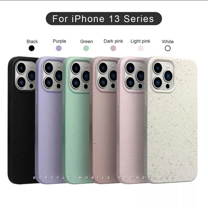 New arrival fully degradable magnetic suction unlimited charging monochrome mobile phone case for iphone16 15 14 13 12 11