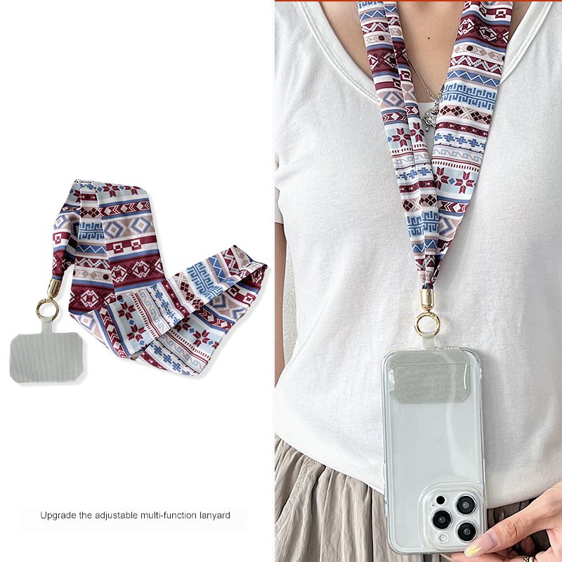 Universal Anti-Lost Mobile Phone Lanyard Strap Safety Neck Cord with Keys Chain Rope Phone Tether Accessory