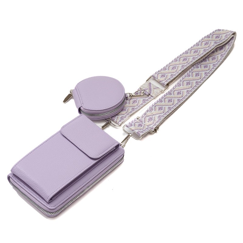 Higher quality Fashion Cell Phone Small Crossbody Bags Shoulder Pocket Wallet Pouch Mobile Phone Bag Case With Neck Strap Phone
