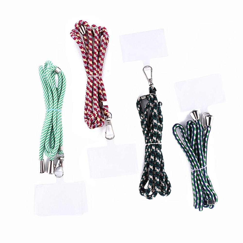 Custom Logo Adjustable Universal Crossbody Phone Lanyard with Tether Tab - Detachable Nylon Neck Strap for Phones and Souvenirs