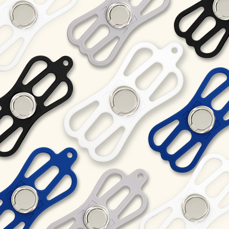 Custom Logo Universal Silicone Case with Buckle Ring Holder Refine Factory Promotional Cell Phone Lanyard Mobile Phone case