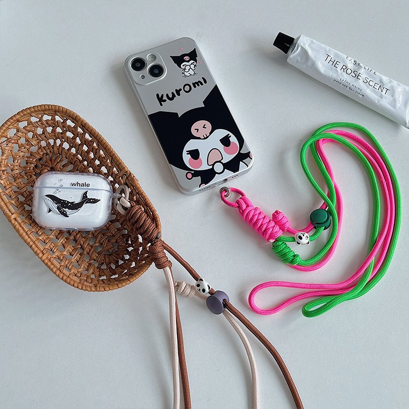 Cute Design Mobile Phone Strap Cord Neck Back Hanging Mobile Phone Case Lash Length Accessories Diagonal Span Loose Lash Buckle
