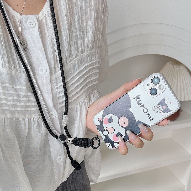 Cute Design Mobile Phone Strap Cord Neck Back Hanging Mobile Phone Case Lash Length Accessories Diagonal Span Loose Lash Buckle