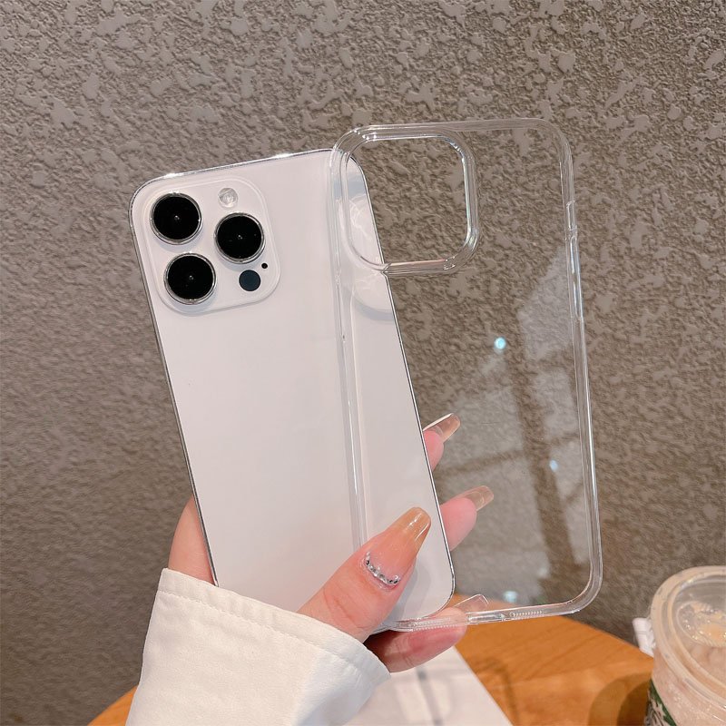 Pocket-Friendly Waterproof Custom Designer Soft TPU Clear Cell Mobile Phone Case For iPhone15 Pro Max 14 13 12 11 6 8 Plus XR XS