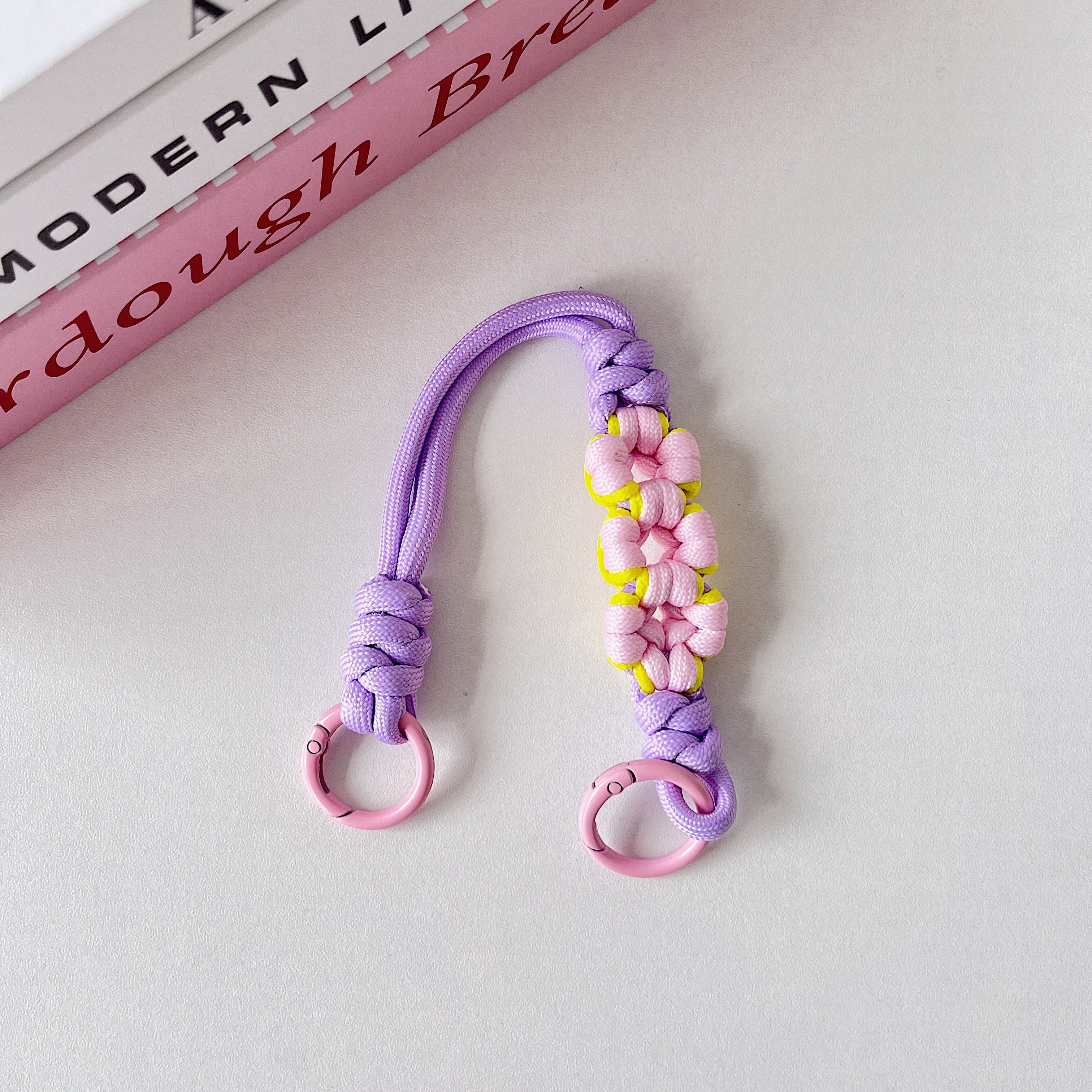 New Cell Phone Accessories Polyester Hand Wrist Straps Lanyards Patch to Prevent Phone Loss Mobile Phone Chain Charm Bracelet