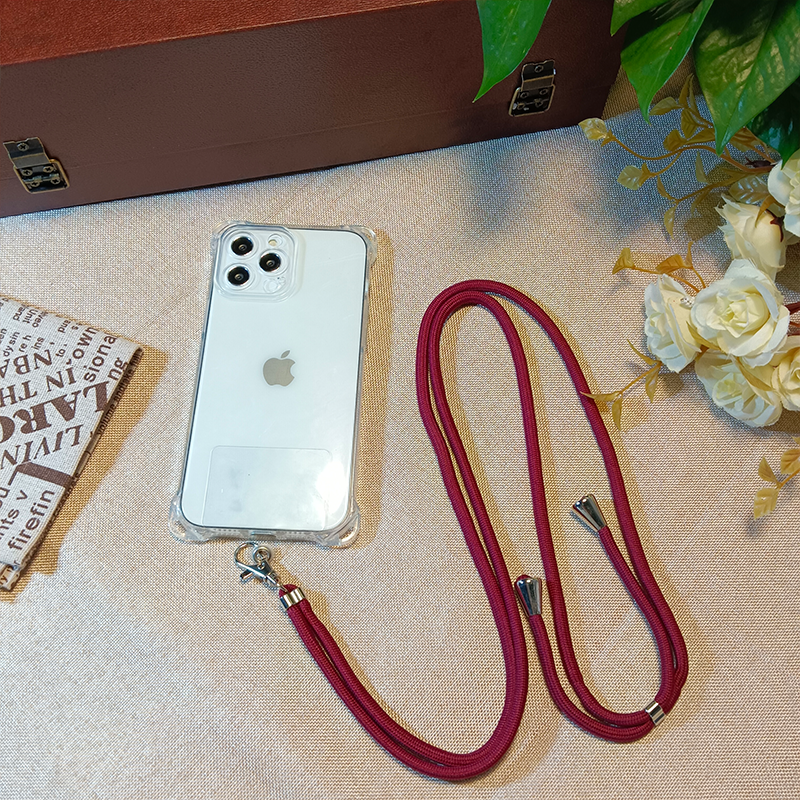 mobile phone lanyard rope crossbody can be backed, sturdy, durable, and has an adjustable telescopic mobile phone accessories