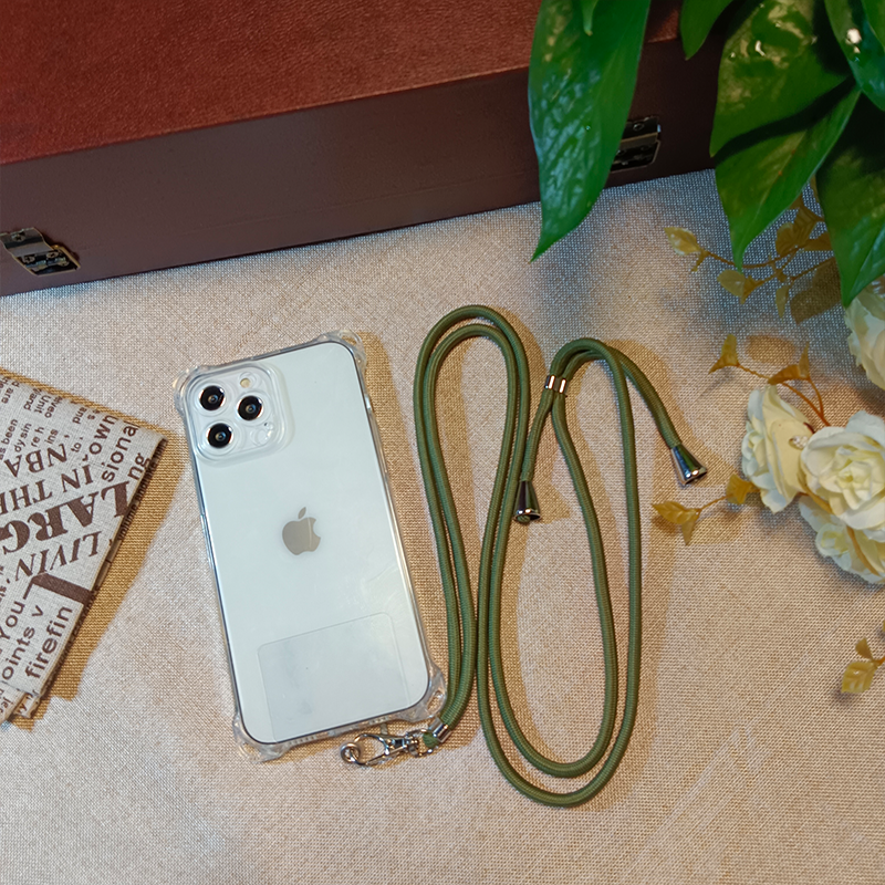 mobile phone lanyard rope crossbody can be backed, sturdy, durable, and has an adjustable telescopic mobile phone accessories