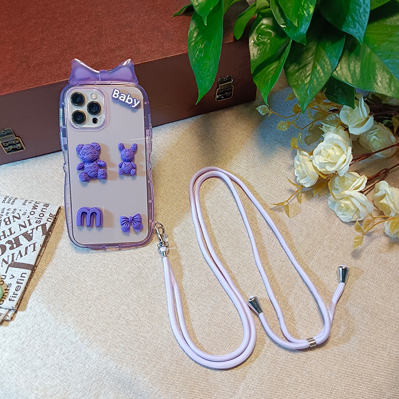 mobile phone lanyard rope crossbody can be backed, sturdy, durable, and has an adjustable telescopic mobile phone accessories