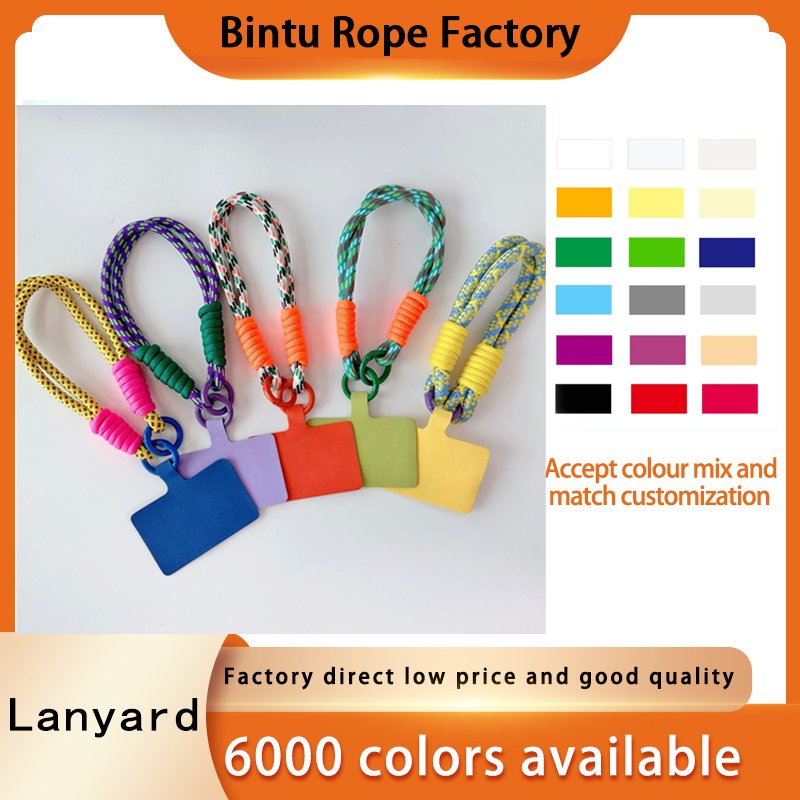 Premium Durable Nylon Phone Lanyard Wrist Strap Charm Handheld Accessory Anti Loss Mobile Phone Chain for Preventing Phone Loss