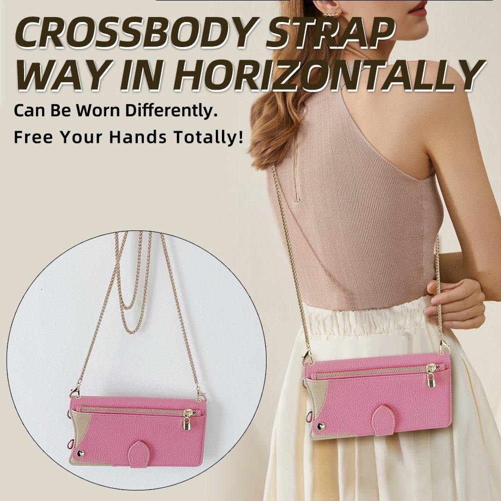 New Trend Wholesale mobile Smart Phone case For Samsung Galaxy S24 S23 S22 S20 Note 10 20 Ultra Plus Mirror Strap Zipper Pouch