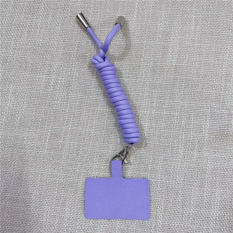 Detachable Leather Phone Crossbody Chains Mobile Accessory Strings with Plate Straps for Phone Cases Bags Mobile Phone Lanyard