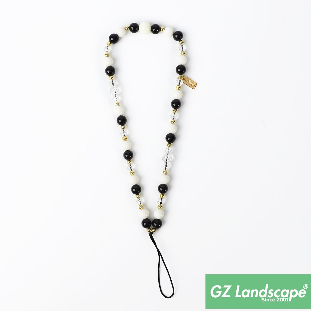 Custom laser metal logo pink green bead butterfly pedant cell phone chain strap cute decorate mobile phone charm