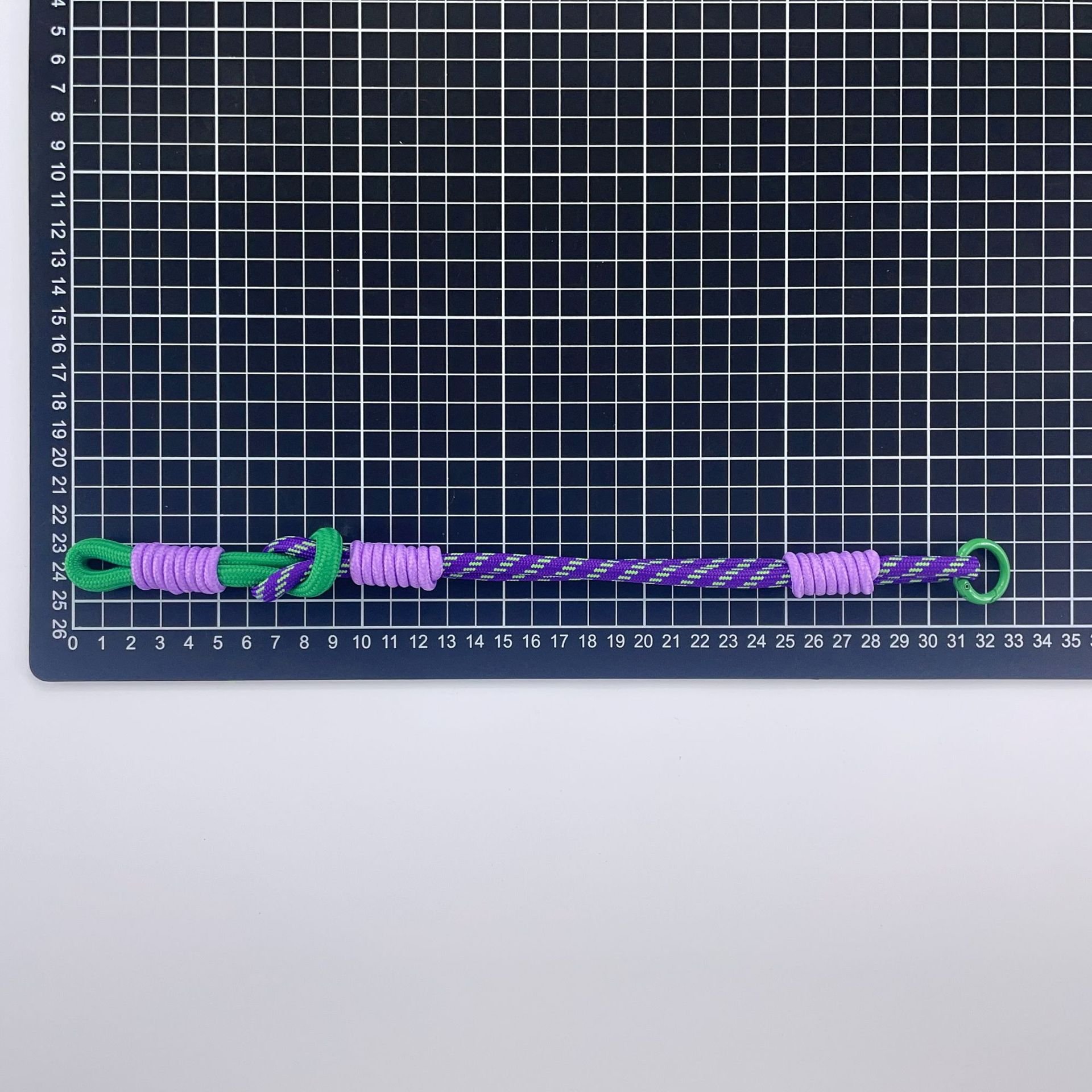 Key Chain Anti Lost Universal Short Wrist Rope Twist Braids Nylon Colorful Hand Strap Phone Case Lanyard
