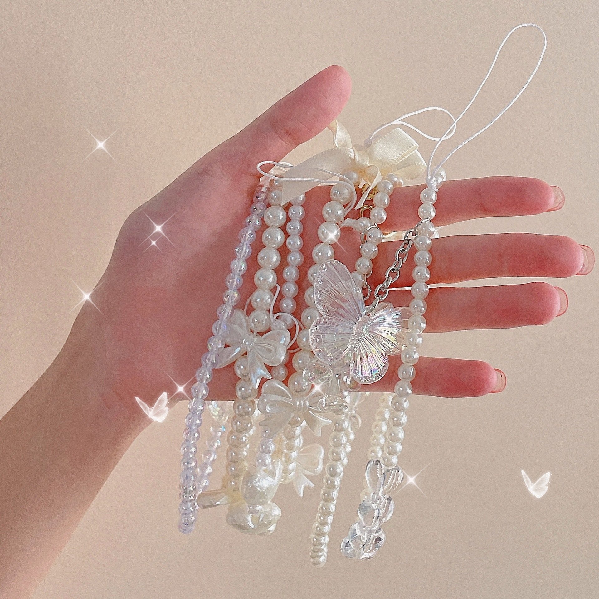 Fashion Cell Phone Accessories Wrist Lanyard Bags Pendant Keychains Mobile Phone Straps