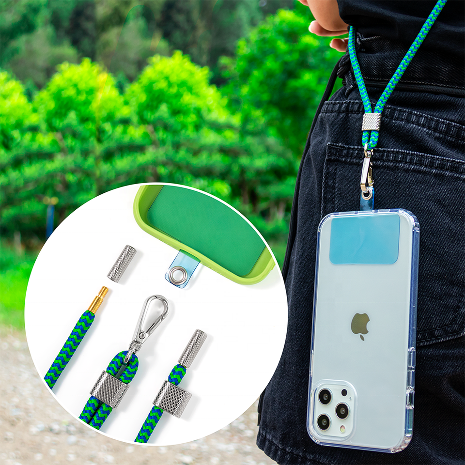 Universal Adjustable Crossbody Shoulder Neck Strap Tether Patch Cell Phone Lanyard For All Iphone Smartphone mobile phone straps