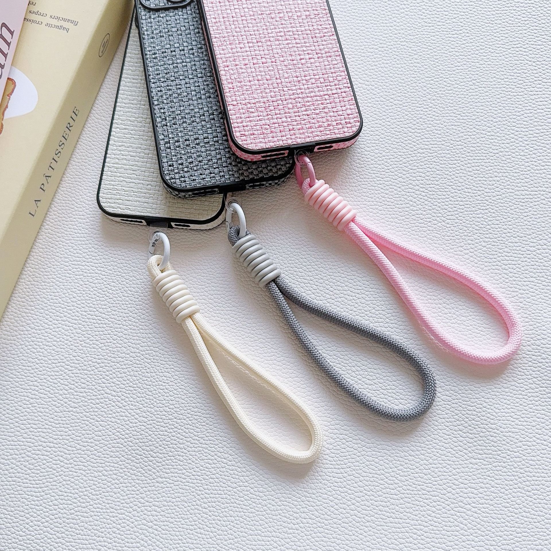Detachable Phone Bracelet Strap with Tether Tab Hands-Free Phone Wristlet Strap Short Lanyard
